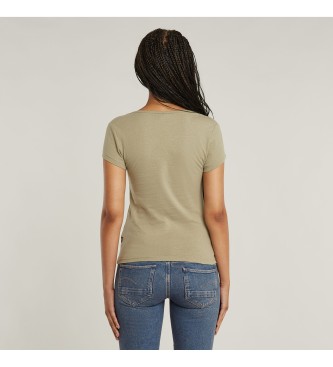 G-Star Camiseta Sweet Heart Slim beige