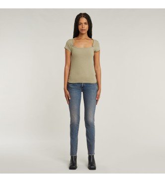 G-Star Camiseta Sweet Heart Slim beige