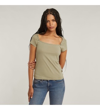 G-Star Camiseta Sweet Heart Slim beige
