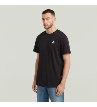 G-Star Trims rug grafisch T-shirt zwart