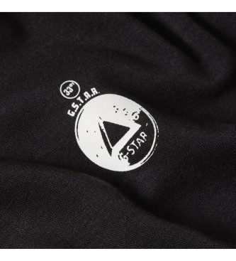 G-Star Trims rug grafisch T-shirt zwart