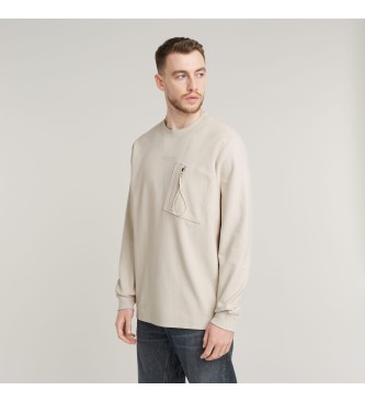 G-Star Pocket beige sweatshirt