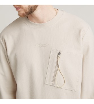 G-Star Pocket beige sweatshirt