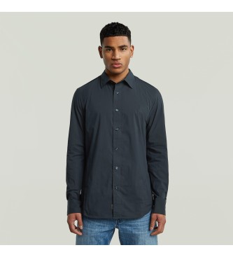 G-Star Camisa Uniform Slim azul-marinho