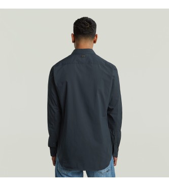 G-Star Camisa Uniform Slim azul-marinho