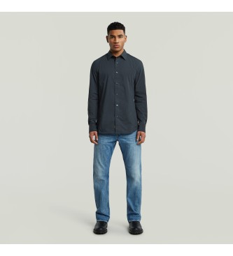 G-Star Camisa Uniform Slim azul-marinho