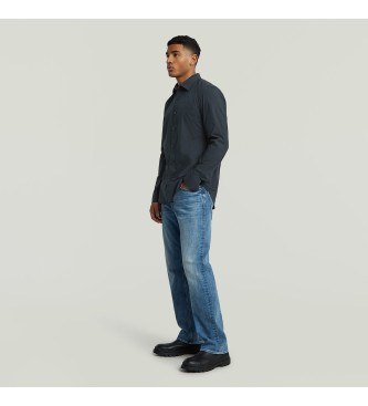 G-Star Camisa Uniform Slim azul-marinho