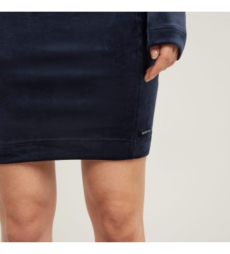 G-Star Velvet slim navy dress