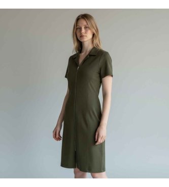 G-Star Soft Sculpt Fit Flare jurk groen