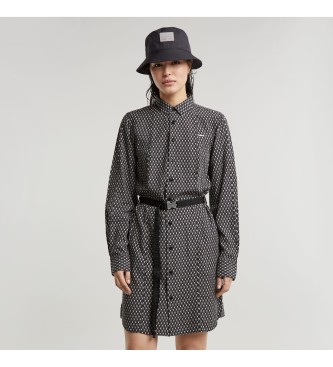 G-Star Belted Shirt dress black