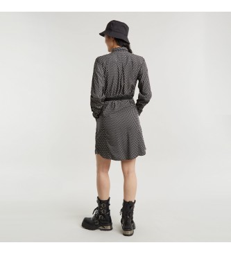 G-Star Belted Shirt dress black