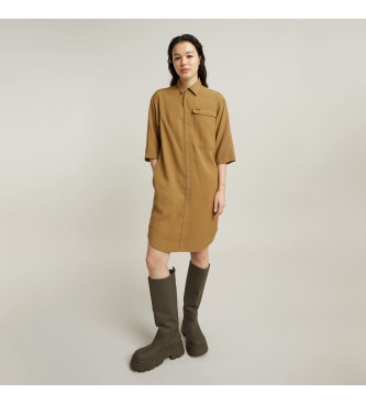 G-Star Vestido Cargo Tunic marrn