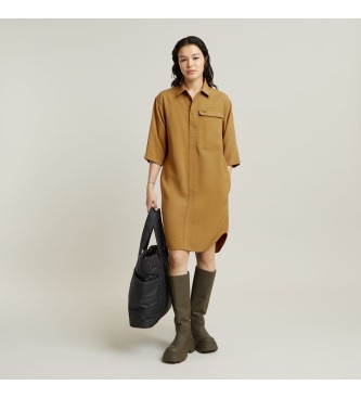 G-Star Vestido Cargo Tunic marrn