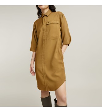 G-Star Vestido Cargo Tunic marrn