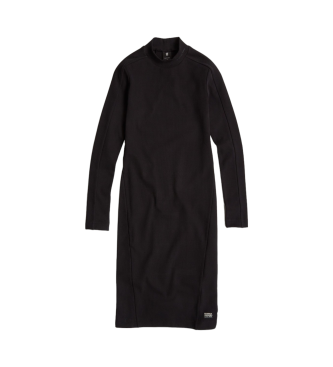 G-Star Ergonomic Slim Rib dress black