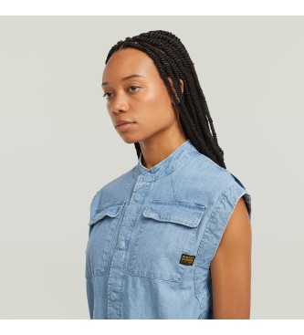 G-Star Taschenkleid blau