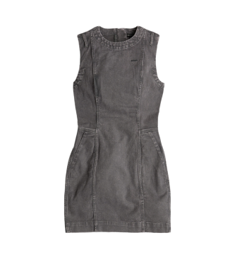 G-Star Vestido Shift cinzento