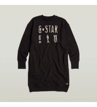 G-Star Sweatshirt dress Chroma Graphic black