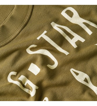 G-Star Sweatshirt dress Chroma Graphic green