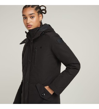 G-Star Parka foderato e aderente con cappuccio Vodan nero