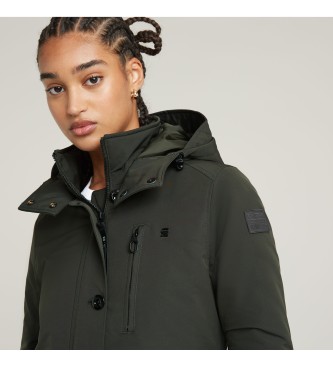 G-Star Vodan dark grey hooded, lined, close-fitting parka