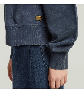 G-Star Gewaschenes A-Linien-Sweatshirt navy