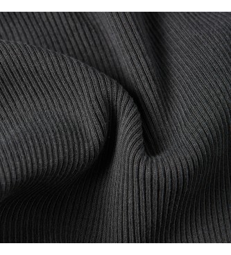 G-Star A-Line Slim Rib washed T-shirt noir