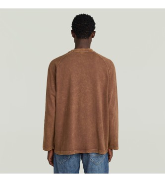 G-Star Vasket boxy T-shirt brun