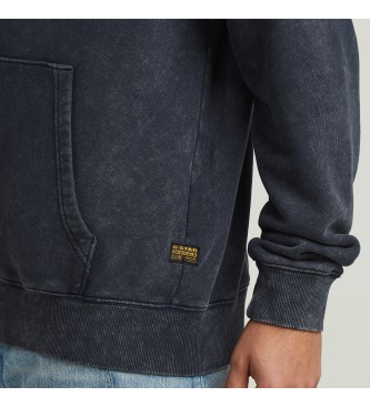 G-Star Camisola de malha larga lavada em azul-marinho