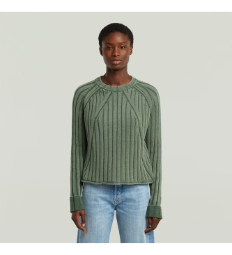 G-Star Green washed jumper