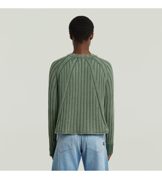 G-Star Green washed jumper
