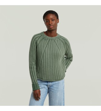 G-Star Green washed jumper
