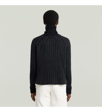 G-Star Washed loose turtle jumper black