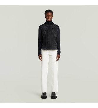 G-Star Washed loose turtle jumper black