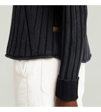 G-Star Washed loose turtle jumper black