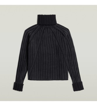 G-Star Washed loose turtle jumper black