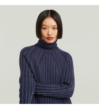 G-Star Washed loose turtle navy jumper