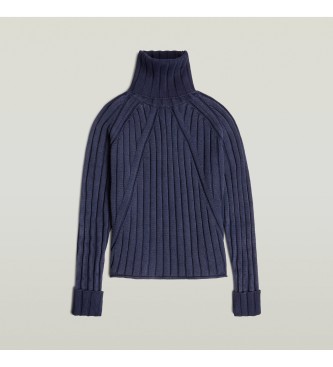 G-Star Washed loose turtle navy jumper