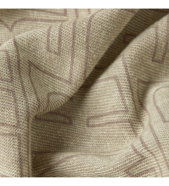 G-Star Oprana majica Multi Logo Oversize bež barve