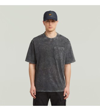G-Star T-shirt met gewassen zakken grijs