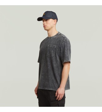 G-Star T-shirt met gewassen zakken grijs