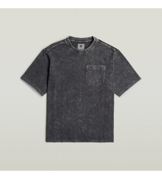 G-Star T-shirt met gewassen zakken grijs