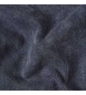 G-Star Camiseta Washed Pocket marino