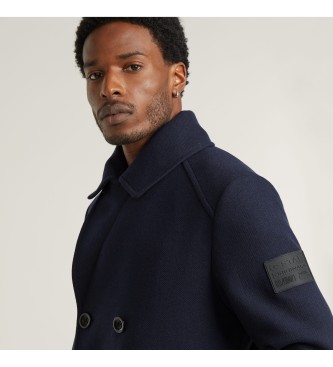 G-Star Navy Wool Coat