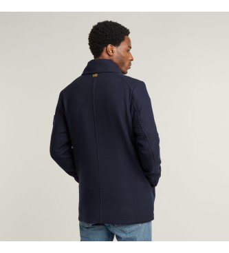 G-Star Navy Wool Coat