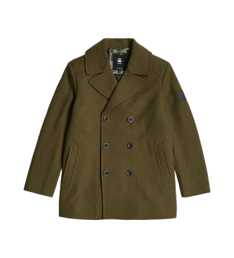 G-Star Manteau en laine verte