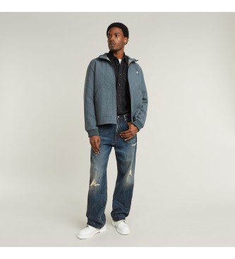 G-Star Veste utilitaire en laine bleue