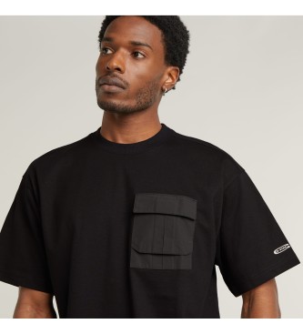 G-Star Woven mix T-shirt black