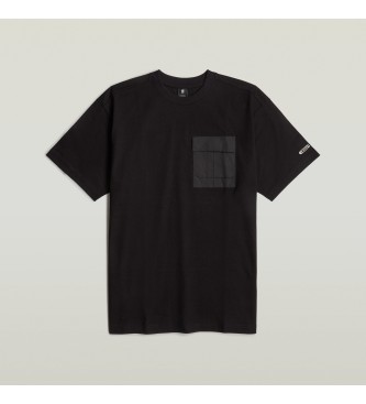 G-Star Woven mix T-shirt black