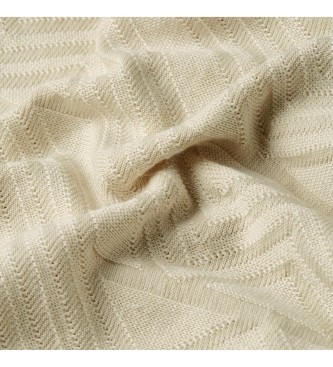 G-Star Sweatshirt Zig-Zag Structure Knitted beige